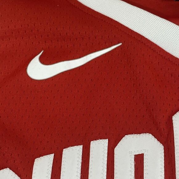 Ohio State Buckeyes Jersey Mens Large Red #1 Basketball Nike Dri Fit Elite Sewn - Picture 4 of 11